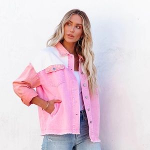 VICI pink Jean jacket